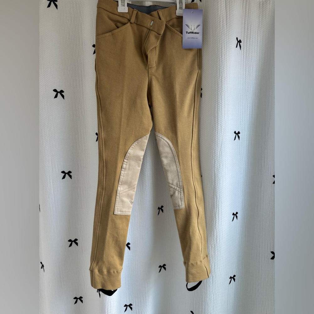 SOLD Kids Patrol Light Jodphurs with boot straps and back pockets. 10.